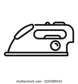 Cloth iron icon outline vector. Tailor work. Laundry cleaning