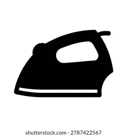 Cloth Iron silhouette vector art Illustration