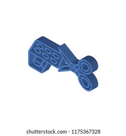 Cloth isometric left top view 3D icon