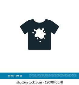 cloth laundry dirty icon vector