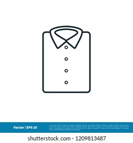 cloth laundry icon vector logo element