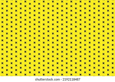 Cloth luxury pattern design with yellow background with black dot