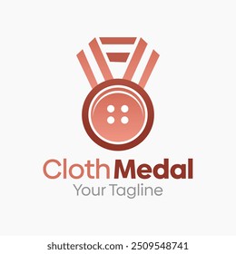 Cloth Medal Logo Design Template. Good for Business, Agency, Community and Organization