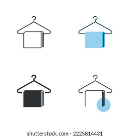 cloth on hanger vector icon laundry and fashion icon