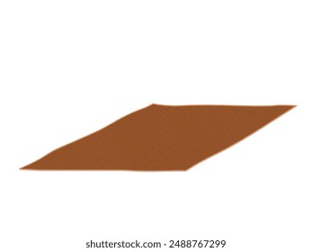 Cloth on a white background.