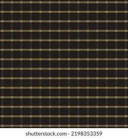 The cloth pattern seamless vector graphic design. and plaid in dark brown and grey for modern fashion fabric texture