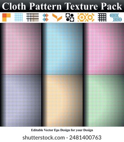 Cloth Pattern Vector Texture Pack