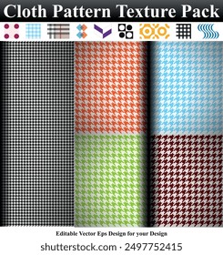 Cloth Pattern Vector Texture Pack