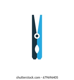 cloth pin icon illustration isolated vector sign symbol