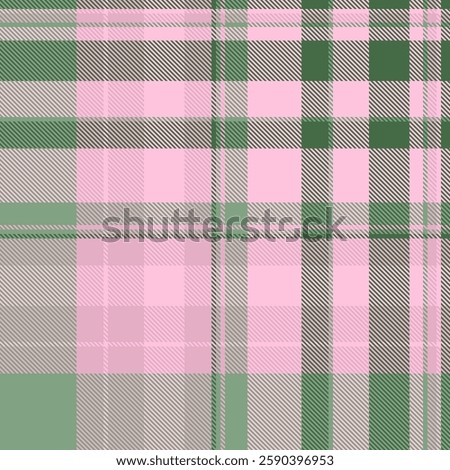 Cloth plaid vector background, asymmetric pattern textile tartan. Mother seamless check fabric texture in light and pastel colors palette.