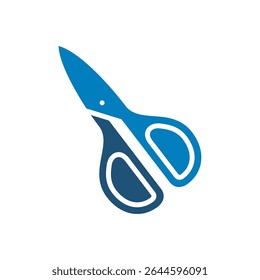 Cloth scissors icon vector design in trendy style