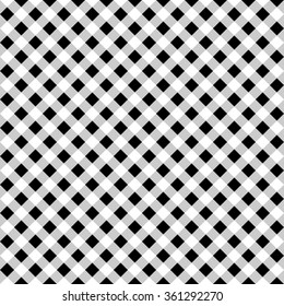 Cloth seamless pattern. Black and white texture.