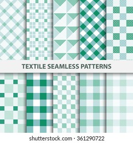 Cloth seamless patterns. 
