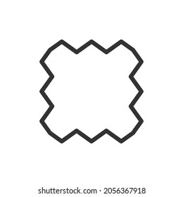 Cloth thin line icon. Symbol in trendy outline style. Premium design for web and apps. Perfect for UI. 