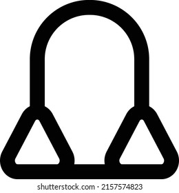 Ilustración Vector de tela sobre un fondo transparente.Símbolos de calidad premium.Icono vectorial de trazo para el concepto y el diseño gráfico.