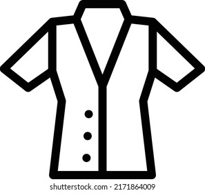 Cloth Vector illustration on a transparent background.Premium quality symmbols.Stroke vector icon for concept and graphic design.