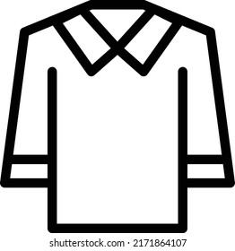 Cloth Vector illustration on a transparent background.Premium quality symmbols.Stroke vector icon for concept and graphic design.