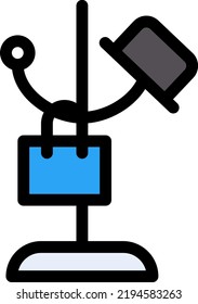 ilustración de cloth Vector sobre un fondo transparente.Símbolos de calidad premium.Iconos vectores de trazo para el diseño de concepto y gráfico.
