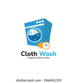 Cloth wash logo icon design, loundry logo template design vector.