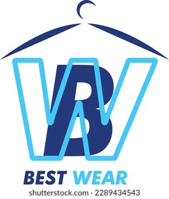 Cloth Wear blue Logo wear brand