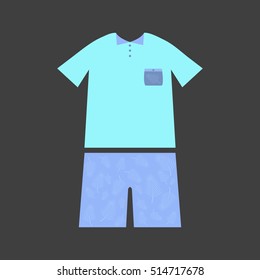 Clothe for man on gray background