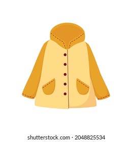 Clothes autumn and winter Vector Illustration isolated background. Clothing collection icon, promotion, sale, disposal of clothing