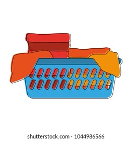 Clothes in basket