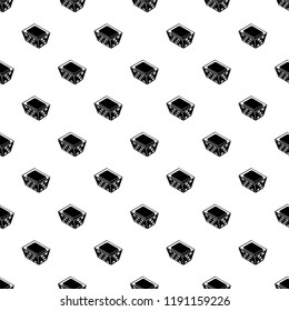 Clothes in basket pattern vector seamless repeating for any web design