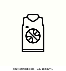 clothes, basket uniform icon, isolated icon in light background, perfect for website, blog, logo, graphic design, social media, UI, mobile app