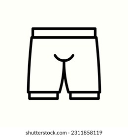 clothes, boxer briefs icon, isolated icon in light background, perfect for website, blog, logo, graphic design, social media, UI, mobile app