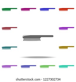 clothes brush icon. Elements of Bathroom in multi color style icons. Simple icon for websites, web design, mobile app, info graphics