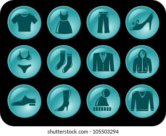 Clothes button set