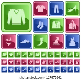Clothes button set