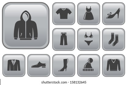 Clothes button set