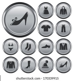 Clothes button set