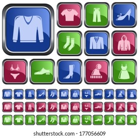 Clothes button set