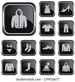 Clothes button set