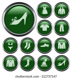 Clothes button set