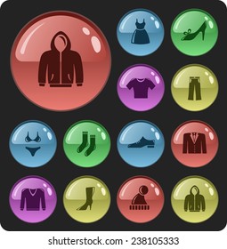 Clothes button set