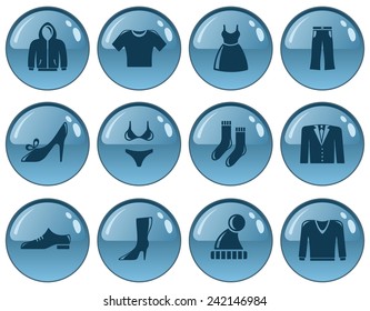 Clothes button set