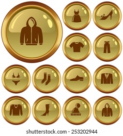Clothes button set