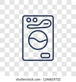 Clothes Cleaning icon. Trendy linear Clothes Cleaning logo concept on transparent background from cleaning collection