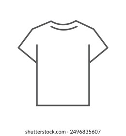 clothes design icon vector line illustration