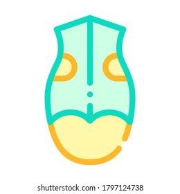 clothes for dog color icon vector. clothes for dog sign. isolated symbol illustration