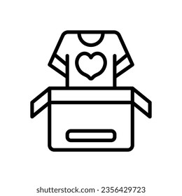 clothes donation icon for your website, mobile, presentation, and logo design.