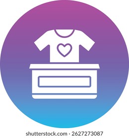 Clothes Donation vector icon. Can be used for printing, mobile and web applications.