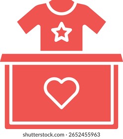 Clothes Donation vector icon. Can be used for printing, mobile and web applications.