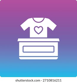 Icono de Vector de donación de ropa. Se puede utilizar para aplicaciones de impresión, móviles y de Web.