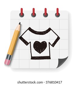 clothes doodle drawing