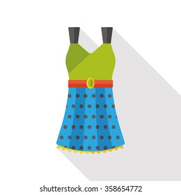 clothes dress flat icon